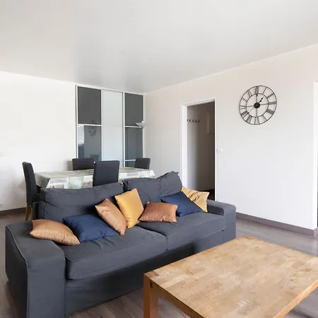 Emile Zola Asniere - Kp -spacious For 6 With Porch Asniere Sur Seine